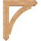 Ekena Millwork Thorton Arts and Crafts Smooth Bracket w/ Offset Brace, Western Red Cedar, 7 1/2"W x 34"D x 40"H BKT0806X34X40THR03SWR - alternate 2